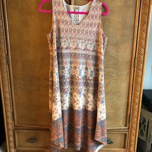 One World hanky hem dress M